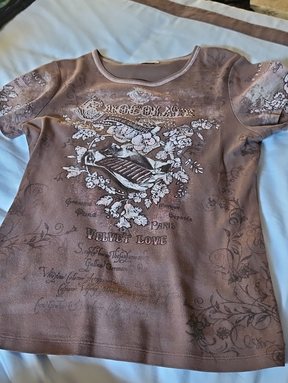 Cactus Meduim Chocolate Short Sleeve Women's Shirt.